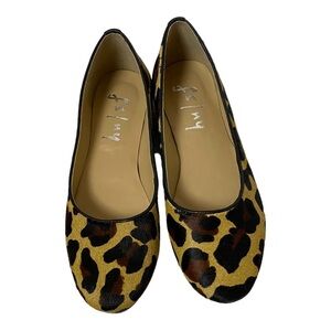 French Sole Leopard Print Flats